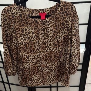 Joe Fresh Animal Print Blouse